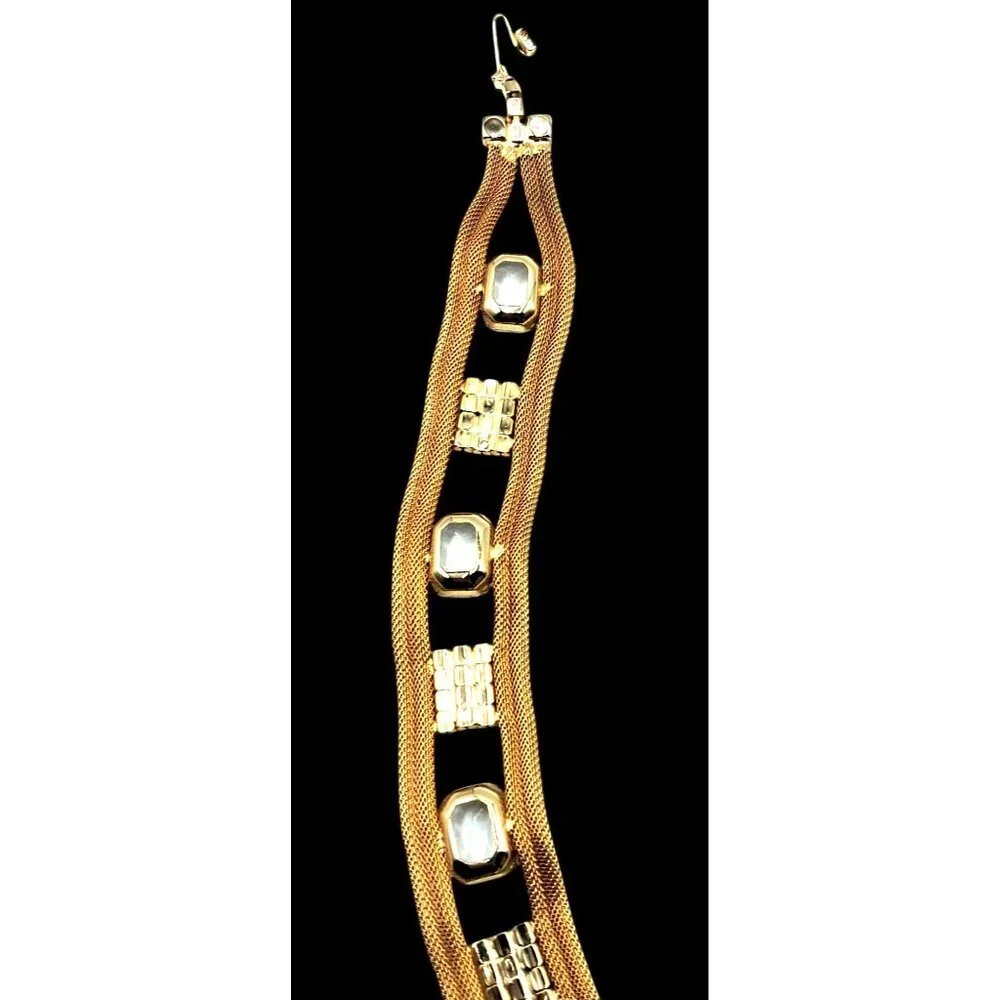 Vintage rhinestone belt